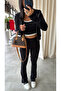 Black Ribbed Spanish Style Three-Piece Suit - 4202 - 4