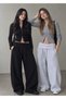 Muadil Curved Waistband Hooded Sweatpants - 3