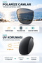 Photochromic Polarized Uv Protection Anti-Fog Side Shield Sunglasses - 3