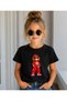 Red Street Style Cool Lion Design Round Neck Short Sleeve T-Shirt - 4