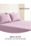 210TC Solid Double Flat Sheet 3-Piece Set, Ivory – 1 Flat Sheet 206 x 250 cm + 2 Pillowcases 50 x 75 cm | Double Bed Sheet Set