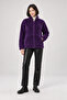 Women's Elise Plus Size Plush Coat with Stand Collar, Zipper Pockets, Wellsoft Fur Look, Warm Jacket - 2