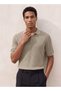 Smart Polo T-shirt with Ribbed Texture