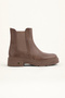 Women's Mink Skin Thermo Rubber Sole Elastic Boots - 4