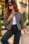 Women's Jean Denim Standard Fit Pocketed Buttoned Denim Jacket - 2