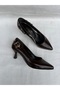 Women's Gold Detailed Stilettos - 4