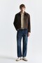 Faux Suede Boxy Fit Coat - 3