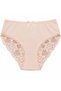 Plus Size Floral Lace Bow Detailed Cotton Women's Panties