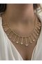 Solitaire Detail Steel Necklace