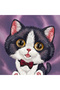 iPhone 18 Pro Compatible Magsafe Real Embroidery Workmanship, Cat with Following Eyes Case - 6