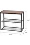 3-Tier Stackable Shoe Rack for Entryway, Black - 3