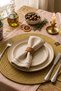 Vale Model 6-Piece Round American Service Set (33 cm) |   100% Vegan Leather Label Supla Set - 2