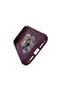 3D iPhone 18 Pro Max Compatible Magsafe Case with Real Stone and Embroidered Cat Design | Cherry - 4