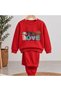 Team Sweatshirt Love Doge Printed Girls Boys Crew Neck