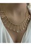 Solitaire Detail Steel Necklace - 2