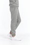 Ribbed 3-Thread Soft Puff Fabric Side Pockets Comfortable Fit Long Length Men's Gray Tracksuit Set - 3