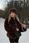Women's Plush Bucket Hat Winter Faux Fur - 4