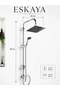 Luxury Set of 4 Premium Robot Shower Set Bathroom Sink Mixer Mix Bathroom Sink - 7