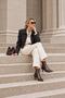 Women's Daily Stylish Elegant Stretch Form Kitten Heel Boots & Booties - 7