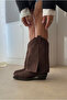 Women's Boots Aci Brown Suede - 5