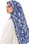 Majolica Blue Modal Print Hijab - 2