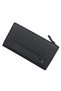 Men's Genuine Leather Wallet with Multiple Compartments, Zipper, Large Size Card Holder and Passport Wallet - 2