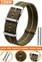 22mm Elastic Fabric Nato Textile Watch Band Strap N39Tld-Hg