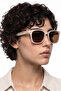 Relsa Beige Brown Sunglasses - 2