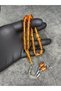 Cut High-End Fossilized Crimped Amber Prayer Beads - 2