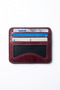 100% Genuine Calf Leather - Avero Model - Multi-Compartment Unisex Card Holder - Wallet - 4