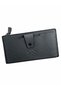 Men's Genuine Leather Wallet with Multiple Compartments, Zipper, Large Size Card Holder and Passport Wallet