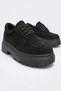 Jy-T13 Nova Lace-Up Suede Men's Casual Sports Classic Shoes Sst - Black - 2