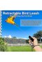 Bird Training Leash,Retractable Anti-Bite Parrot Harness - 3