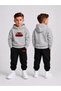 Children's Hooded Sweatshirt Tracksuit Set 2-Piece Printed Top and Bottom Set
