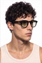 Dunke Black Green Gradient Men's Sunglasses - 2