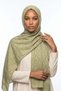 Chain Flow Shawl Oil Green