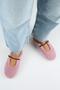 Rirta Women's Tedy Flat Elegant Buckle Pink Slippers - 7