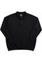 Plus Size Polo Neck Men's Sweatshirt - 3