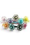 Button Detailed Flower Hair Crown - Children's Crown - Handmade - 2
