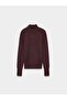 10877 Basic Stand Collar Buttoned Sweater - 5