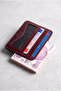 100% Genuine Calf Leather - Avero Model - Multi-Compartment Unisex Card Holder - Wallet - 2