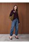 10885 Wool Blend Polo Collar Sweater