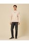 Men Beige Plain Sweatshirt - 2