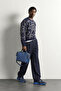 Men's Oversize Skeleton Patterned Crew Neck Knit Sweater - 3