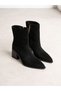 Cocci̇nel Black Suede Heeled Women's Boots - 2