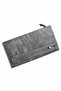 Unisex Genuine Leather Wallet with Multiple Compartments, Zipper, Large Size Card Holder and Passport Wallet - 7