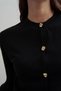 Gold buttoned knit cardigan - 4