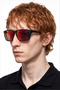Navier Black Pink Mirror Men's Sunglasses - 2