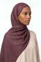 Chain Flow Shawl Plum
