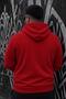 Bery Large Size Men's Hooded Basic Sweatshirt with Two Threaded Kangaroo Pockets - 4